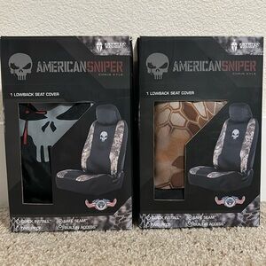 American Sniper Lowback Seat Cover 2 pc set